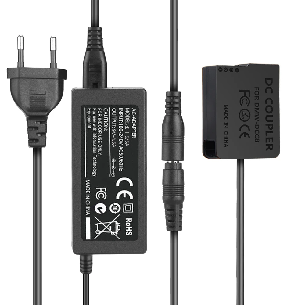 Dmw-Blc12 Dummy Batteria Dmw-Dcc8 Per Panasonic Dmc-Fz2500 Fz1000 Fzh1 Dc-Fz1000M2 Fz1000 Ii G91 G95 G99