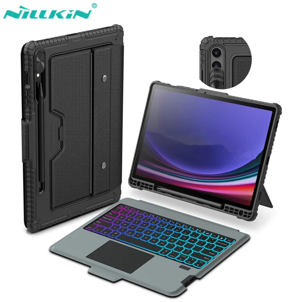Tastiera Magica Per Samsung Galaxy Tab S9 Plus Custodia Per Tastiera Retroilluminata Per Samsung Tab S8 Plus/Tab S7 Plus/S7 Fe Smart Cover