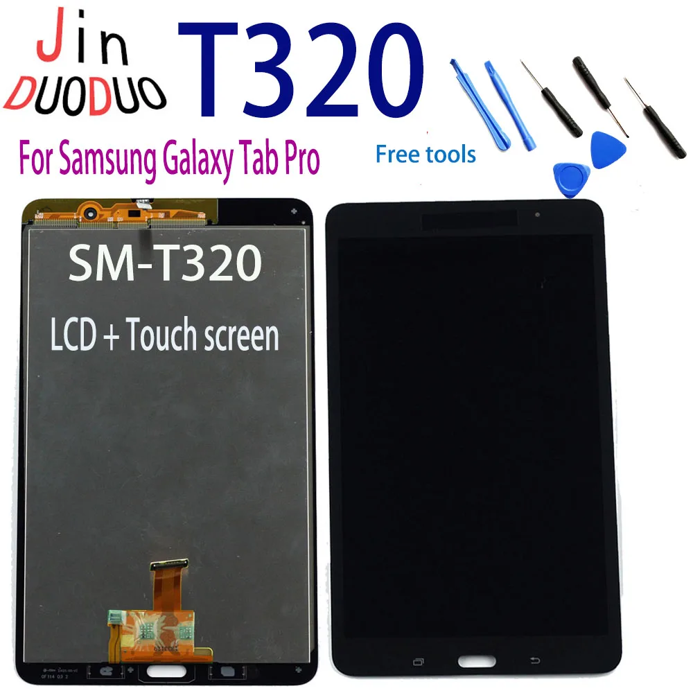 8.4 "Originale Per Samsung Galaxy Tab Pro T320 Display Lcd Touch Screen Digitizer Per Samsung T320 Sostituzione Display Sm-T320
