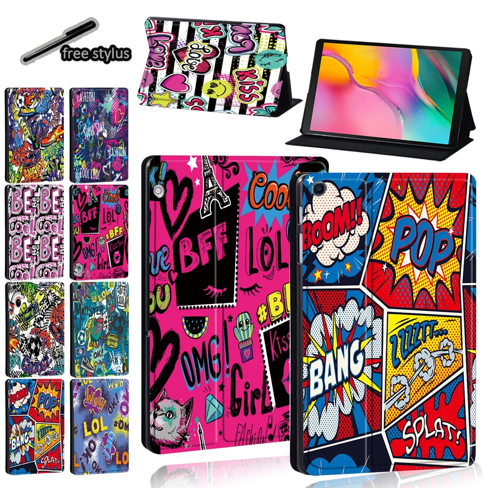 Custodia Per Tablet Per Samsung Galaxy Tab S6 Lite/Tab A7/Tab A A6/Tab A 9.7/Tab S5E/Tab A 8/S4/6/7 Stilo Per Custodia Protettiva Per Graffiti