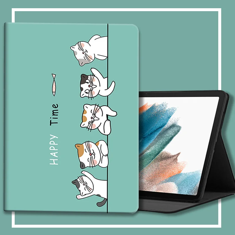 2021 Custodia Tab A8 Per Samsung Galaxy Tab A8 Tablet Cover Per Samsung Tab A8 Custodia 10.5 Sm-X200 /Sm-X205 Cartoon Tab A 8 X200 Bambini