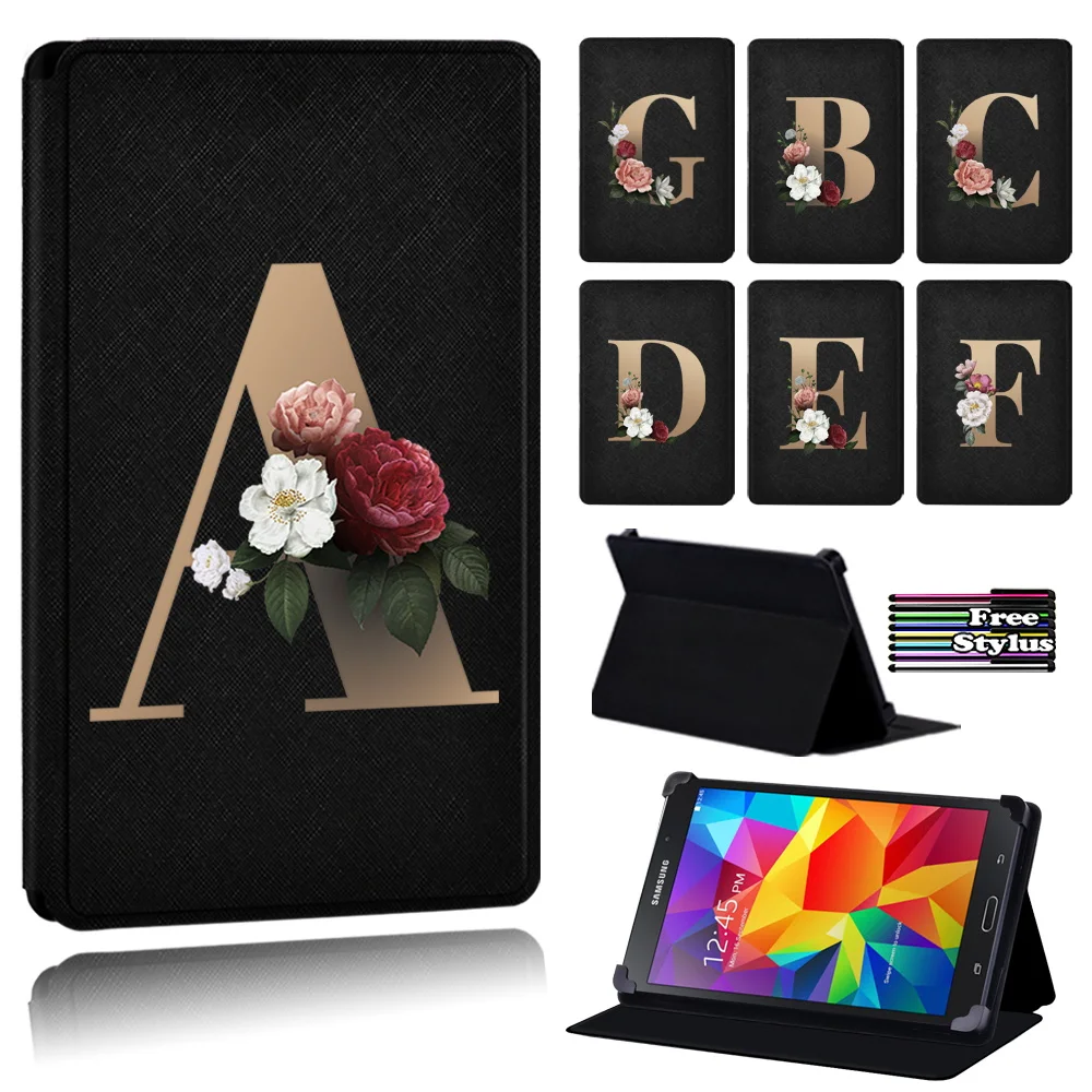 Custodia Per Tablet Per Samsung Tab 4/Tab 3 Lite/Tab 3/Tab 2/ Tab 10.1 Lte/Tab 10.1 Custodia Universale Per Resistenza Alla Caduta Stilo Gratuito