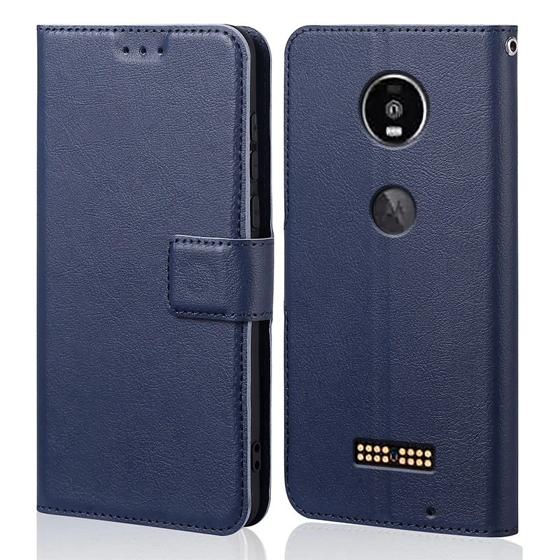 Per Motorola Moto Z4 Play Case Portafoglio Custodia In Pelle Per Telefono Per Motorola Moto Z4 Play Case Flip Cover Back Bag