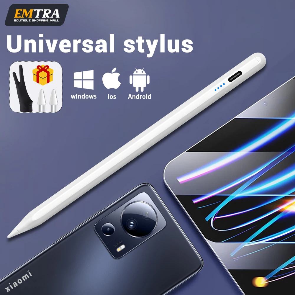 Emtra Universal Stylus Pen Per Android Ios Tablet Mobile Ipad Apple Pencil 1 2 Per Samsung Huawei Phone Xiaomi Stylus Capacitivo
