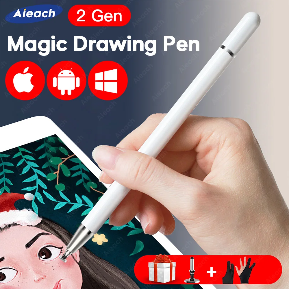 Penna Universale Per Smartphone In Metallo Per Stilo Android Ios Lenovo Xiaomi Samsung Tablet Pen Drawing Touch Pen Per Ipad Iphone Stylus