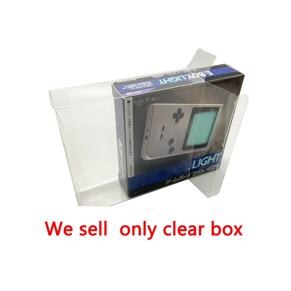 Coperchio Trasparente Trasparente Per Scatola In Pet Per Gbl Per Game Boy Light Game Console Storage Protection Collection Box
