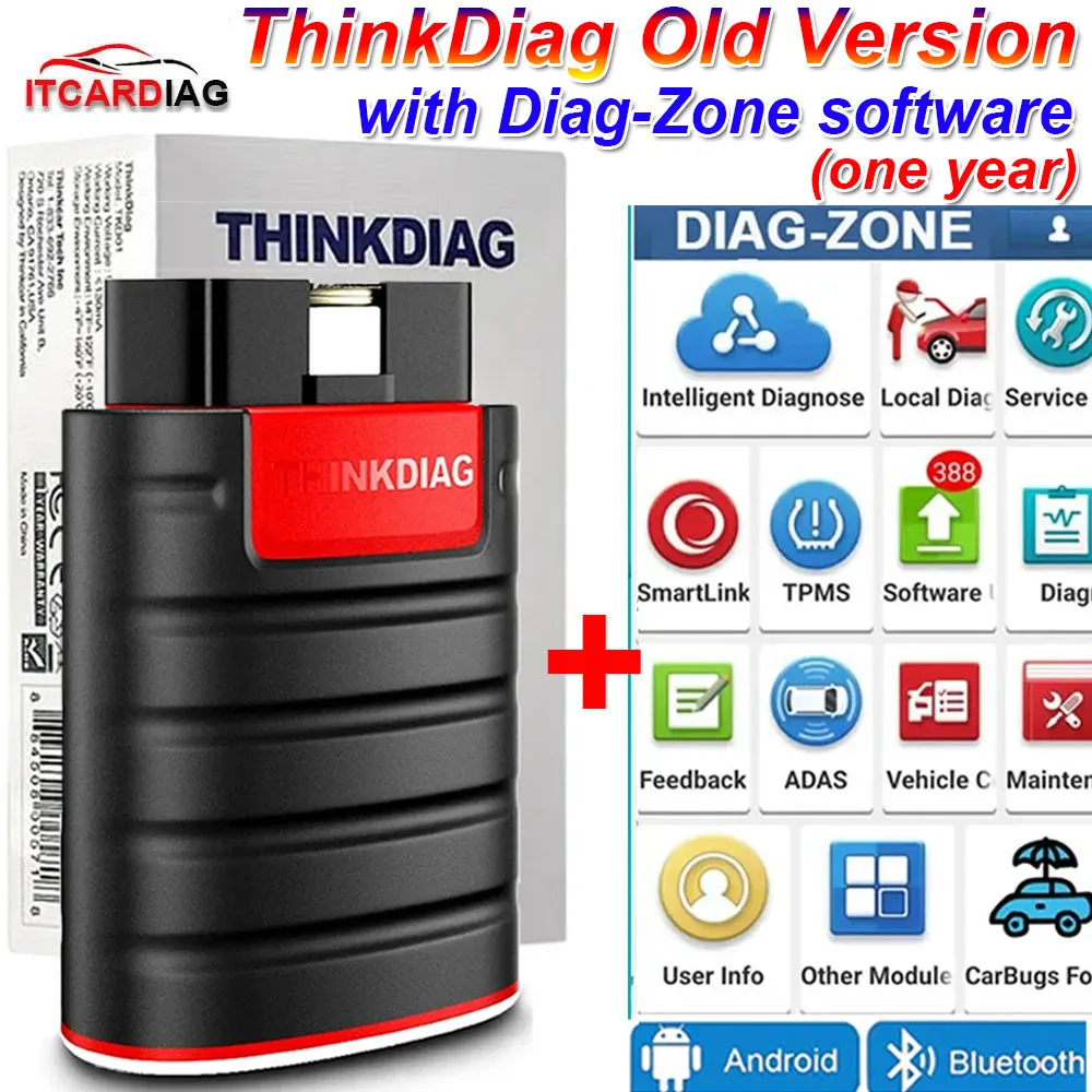 Thinkcar Thinkdiag Vecchia Versione Lettore Di Codici Obd2 Strumenti Di Scansione Codifica Ecu Test Attivo Strumenti Dignostic Per Auto Pk Thinkcar Pr