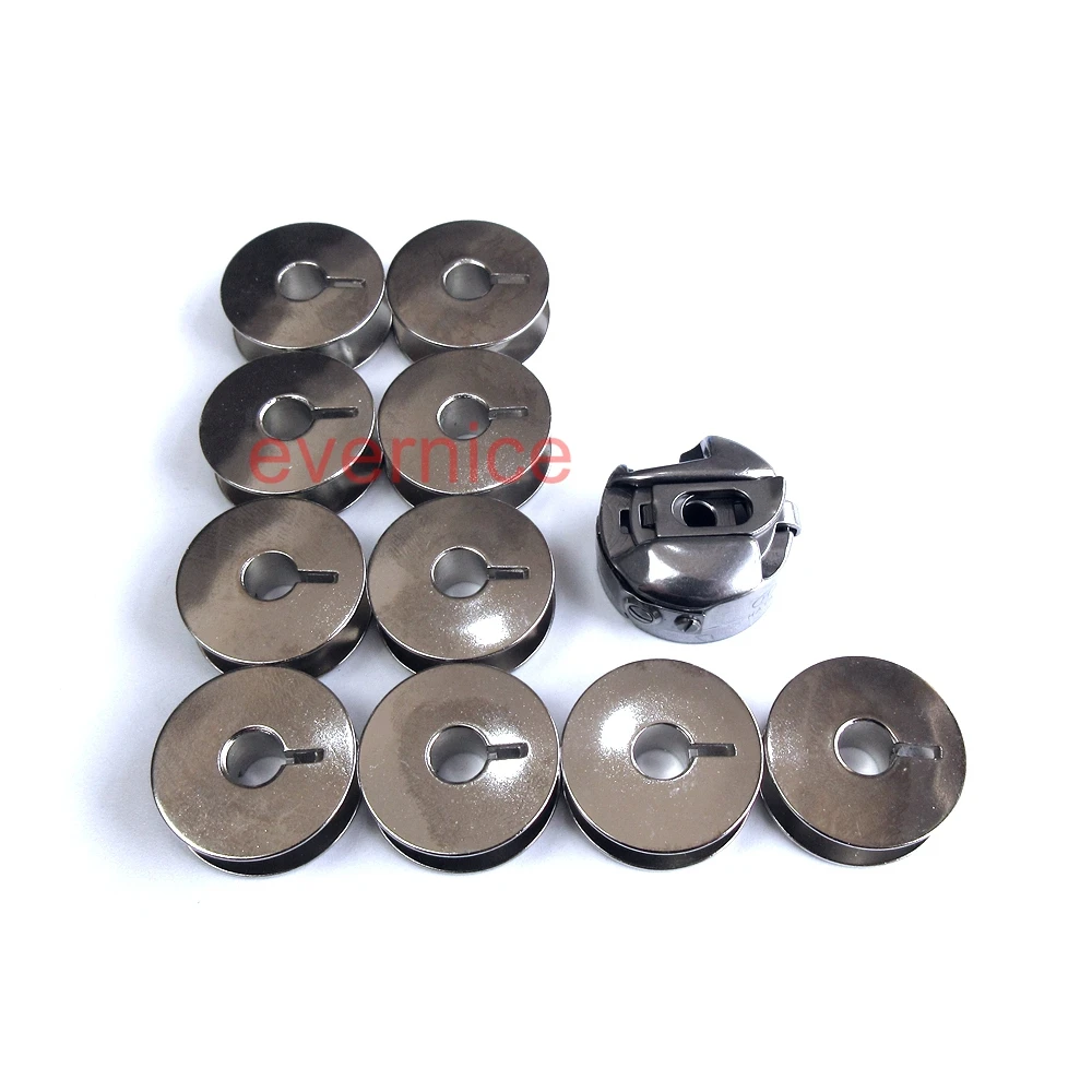 Della Bobina Della Cassa & 10 Bobine Per Pfaff Macchina Da Cucire 260 262 362 463 563 11001200