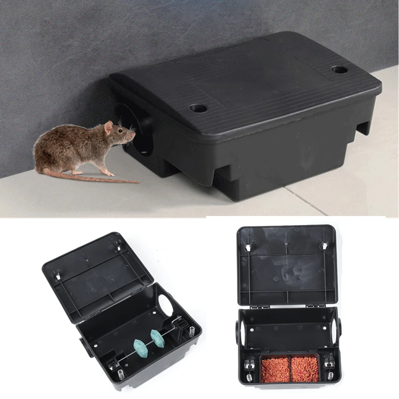 Trappola Per Topi Riutilizzabile Roditori Di Plastica Umani Catcher Topi Piege Rat Live Trap Scatole Di Veleno Per Il Controllo Dei Parassiti All'Aper