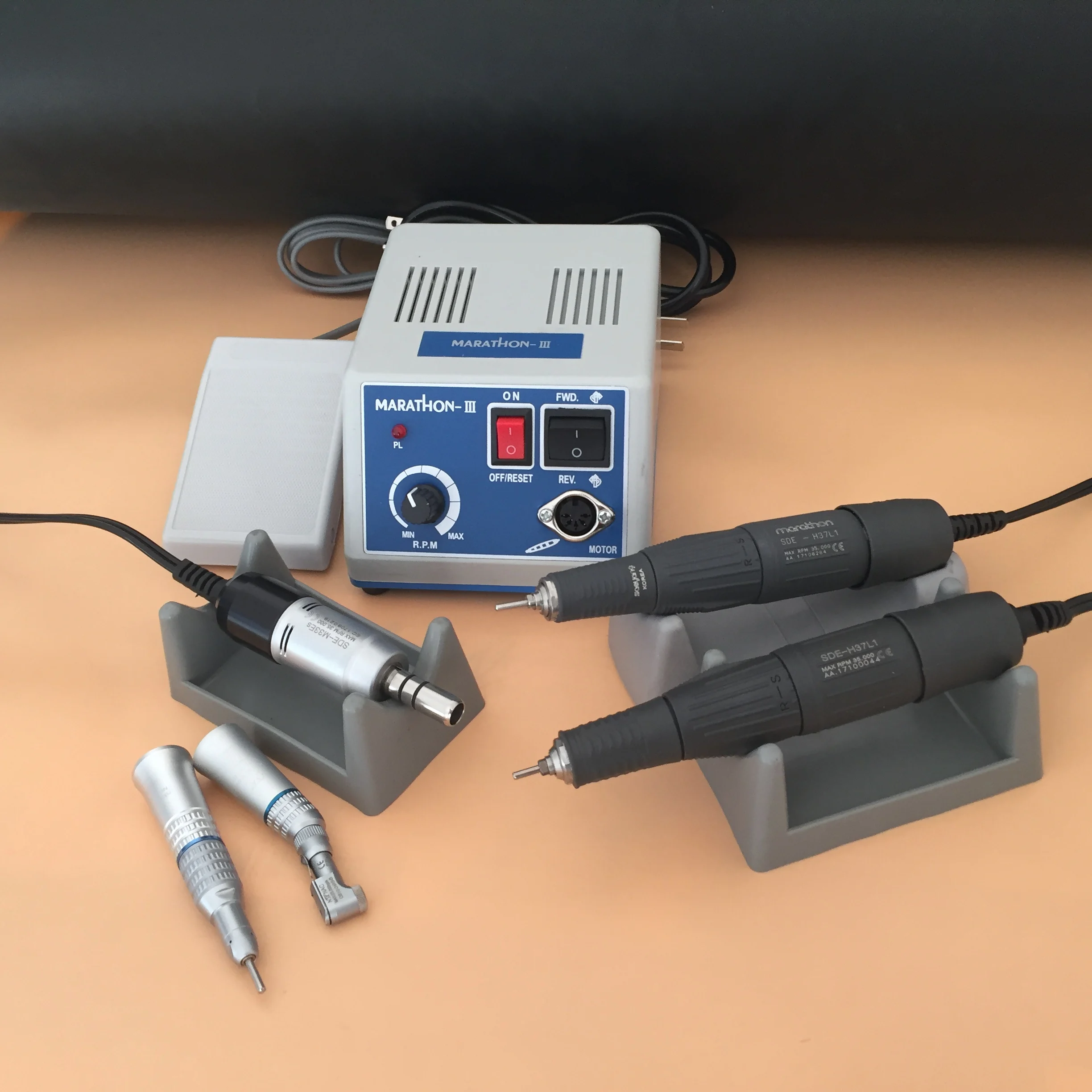 Dental Lab Smt Marathon Micromotor Machine N3 35000Rpm 45000Rpm Manipolo Contrangolo Dritto Manipolo