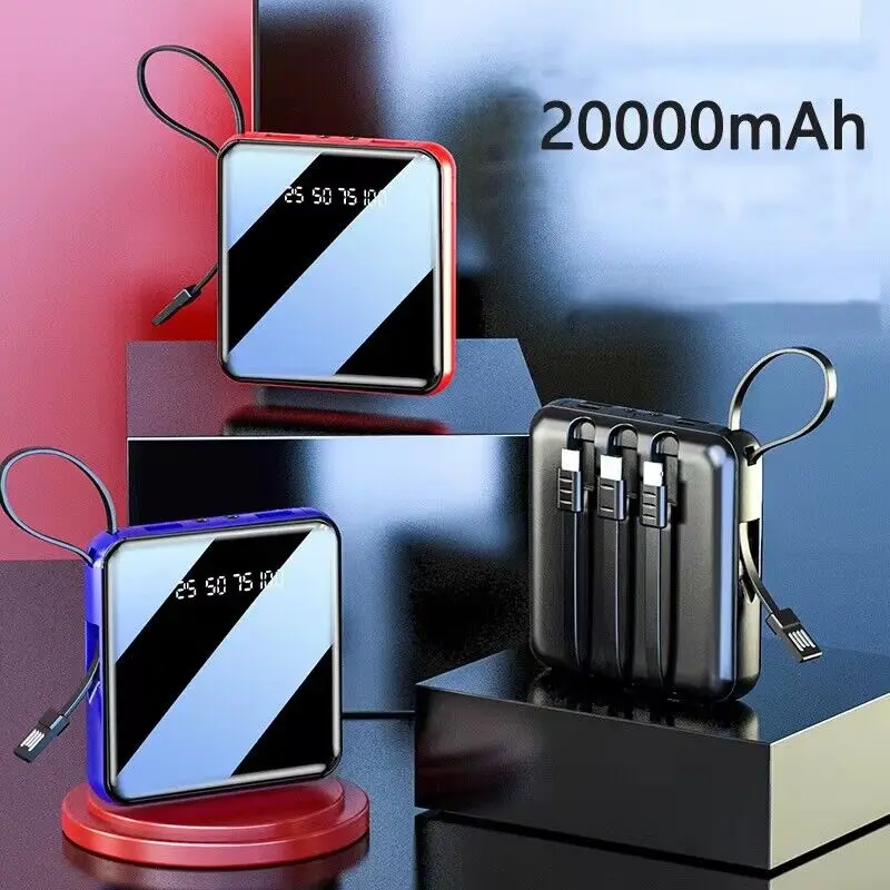 Nuovo Caricabatterie Rapido Per Batteria Di Backup Esterna Portatile Da 20000Mah Per Apple Samsung Xiaomi Huawei Bateria Cargador Portatil