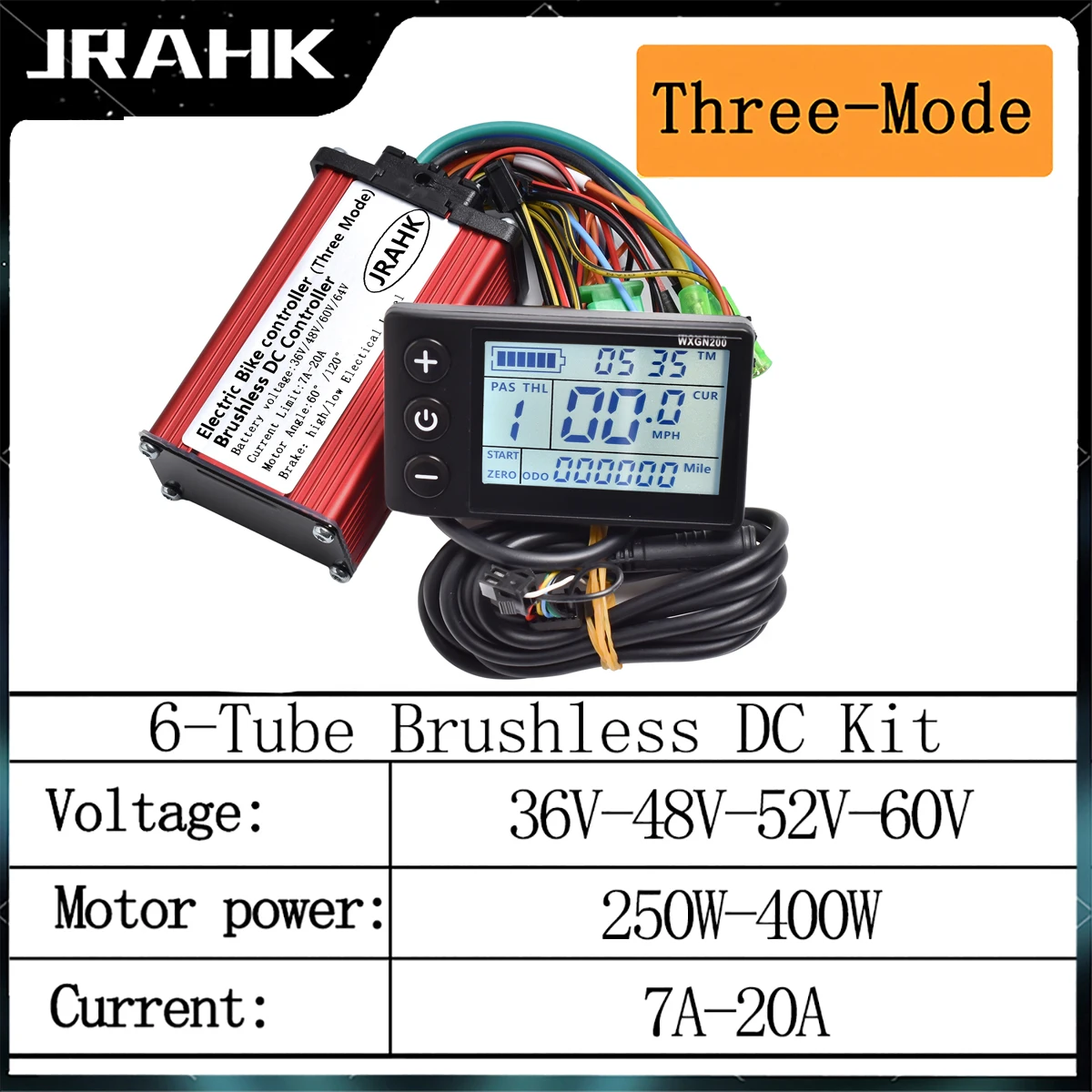 Jrahk 36V 350W S866 Bldc Controller Kit Controller Per Bicicletta Elettrica 36V 15A 48V 350W Acceleratore Per Scooter Elettrico 60V