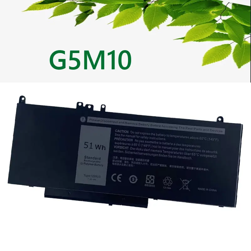 Batteria Per Laptop G5M10 Per Dell Latitude E5250 E5450 E5550 Sereis