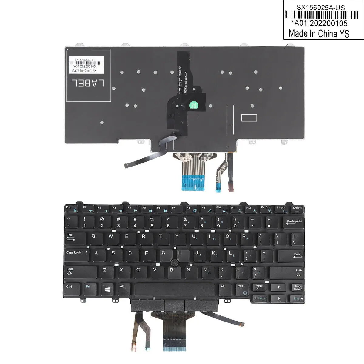 New Us Layout Keyboard For Dell Latitude E5450 E7450 0D19Tr Keyboard Our Black With Backlight