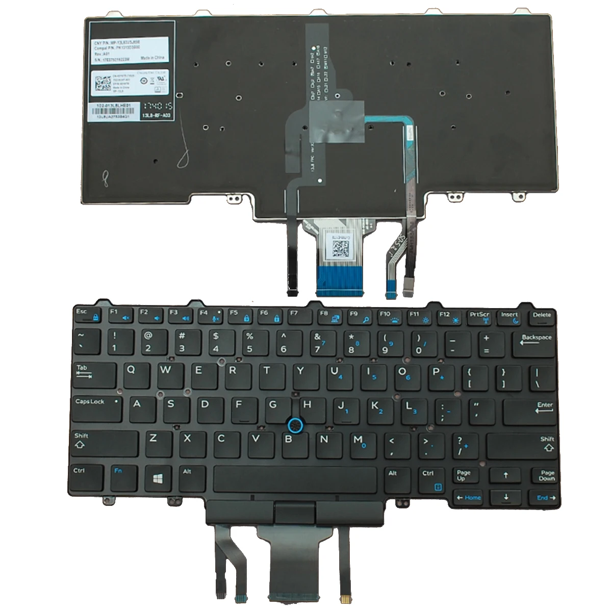 Nuovo Per Dell Latitude E5450 16031502186 0D19Tr Laptop Us Tastiera Retroilluminata