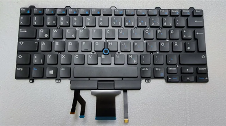 Nuovo Per Dell Latitude E5450 E5470 E7450 E7470 7490 5480 5488 7480 7490 Tedesco Tastiera Retroilluminata