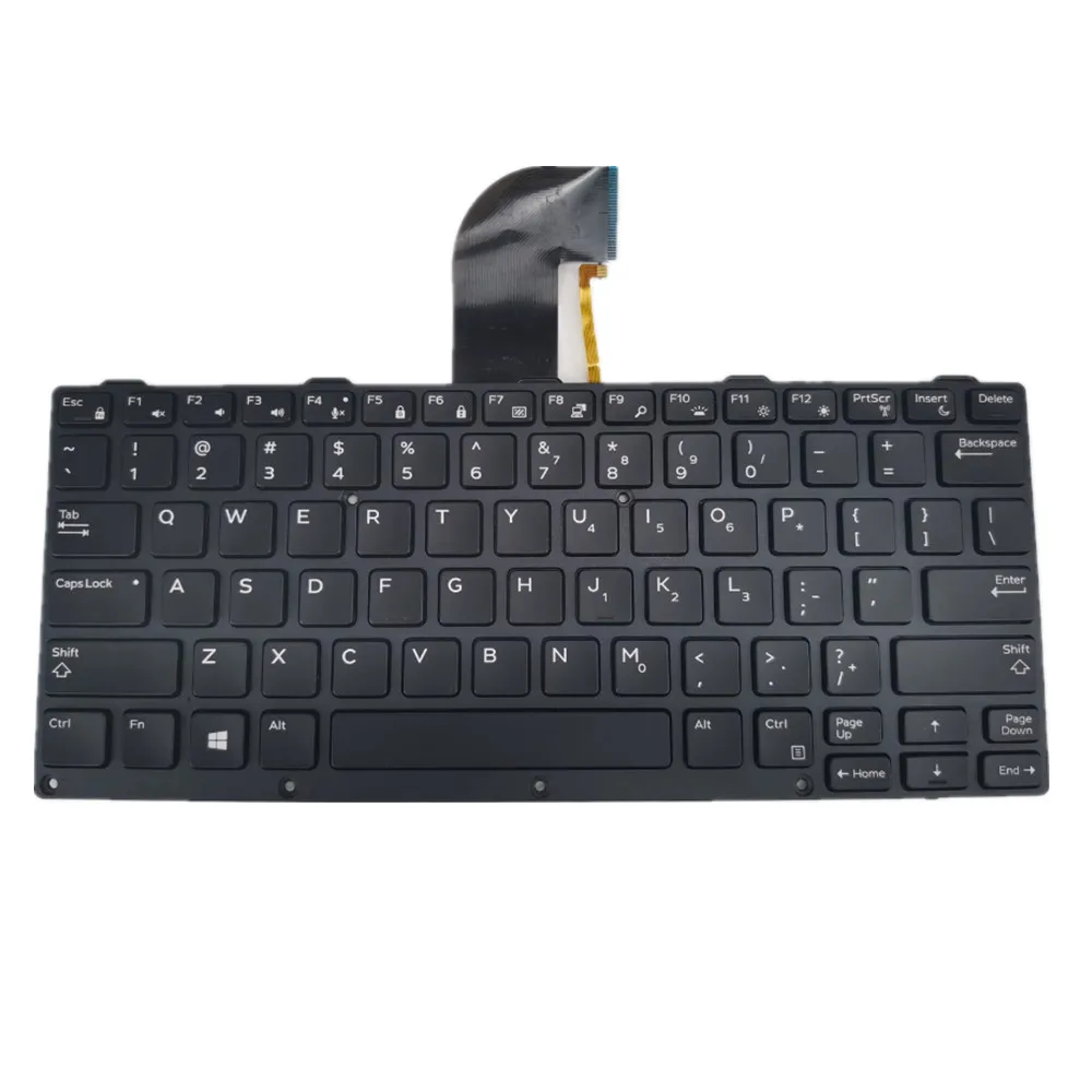 Tastiera Portatile Per Dell Latitude 5414 5404 7424 7404 7214 7202 Rugged Black Us United States Edition