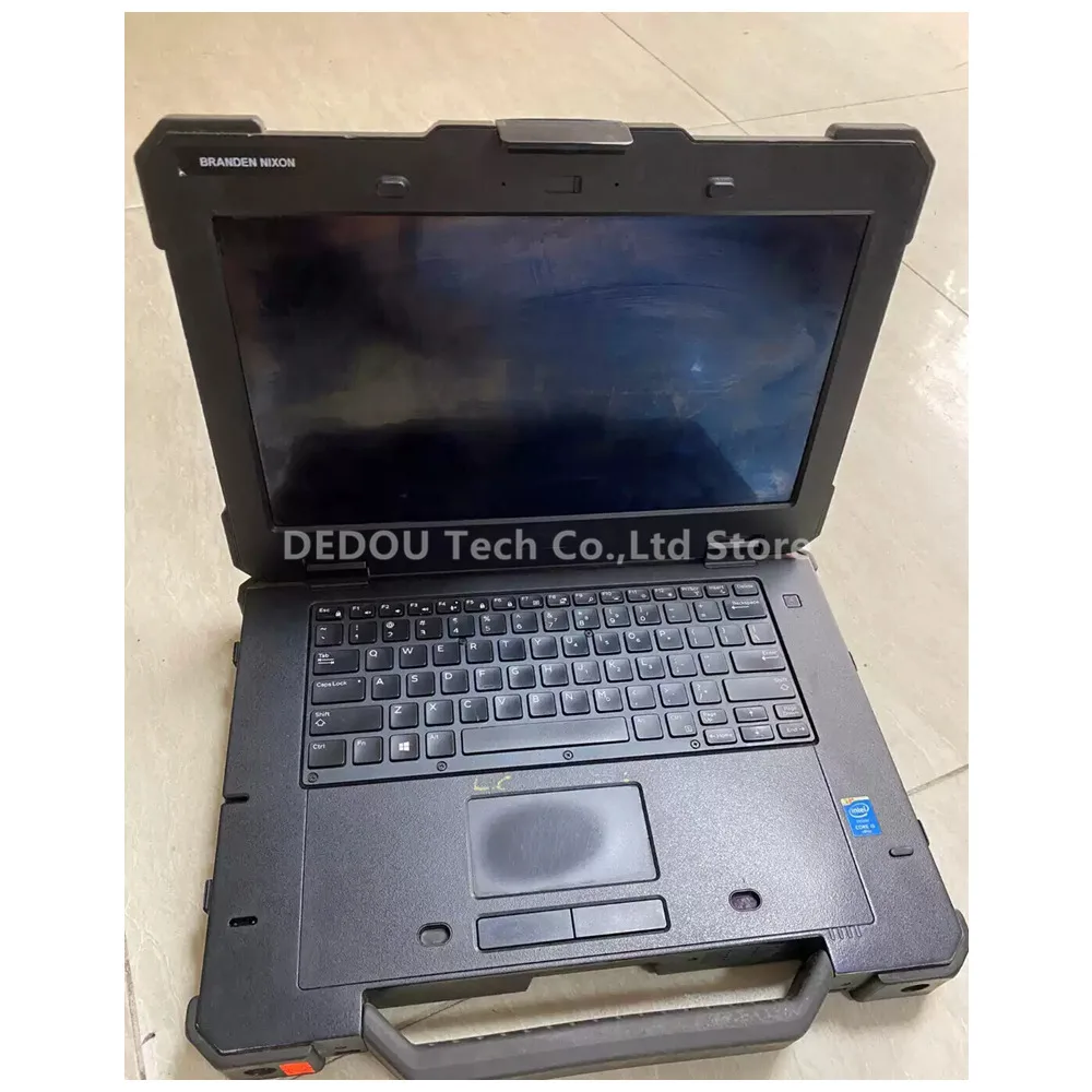 Usato Dell Latitude 7404 Militare Toughbook I5-4300U 8G Ram Ssd Caricabatteria Touch Screen Win7/Win10 Robusto Laptop Estremo