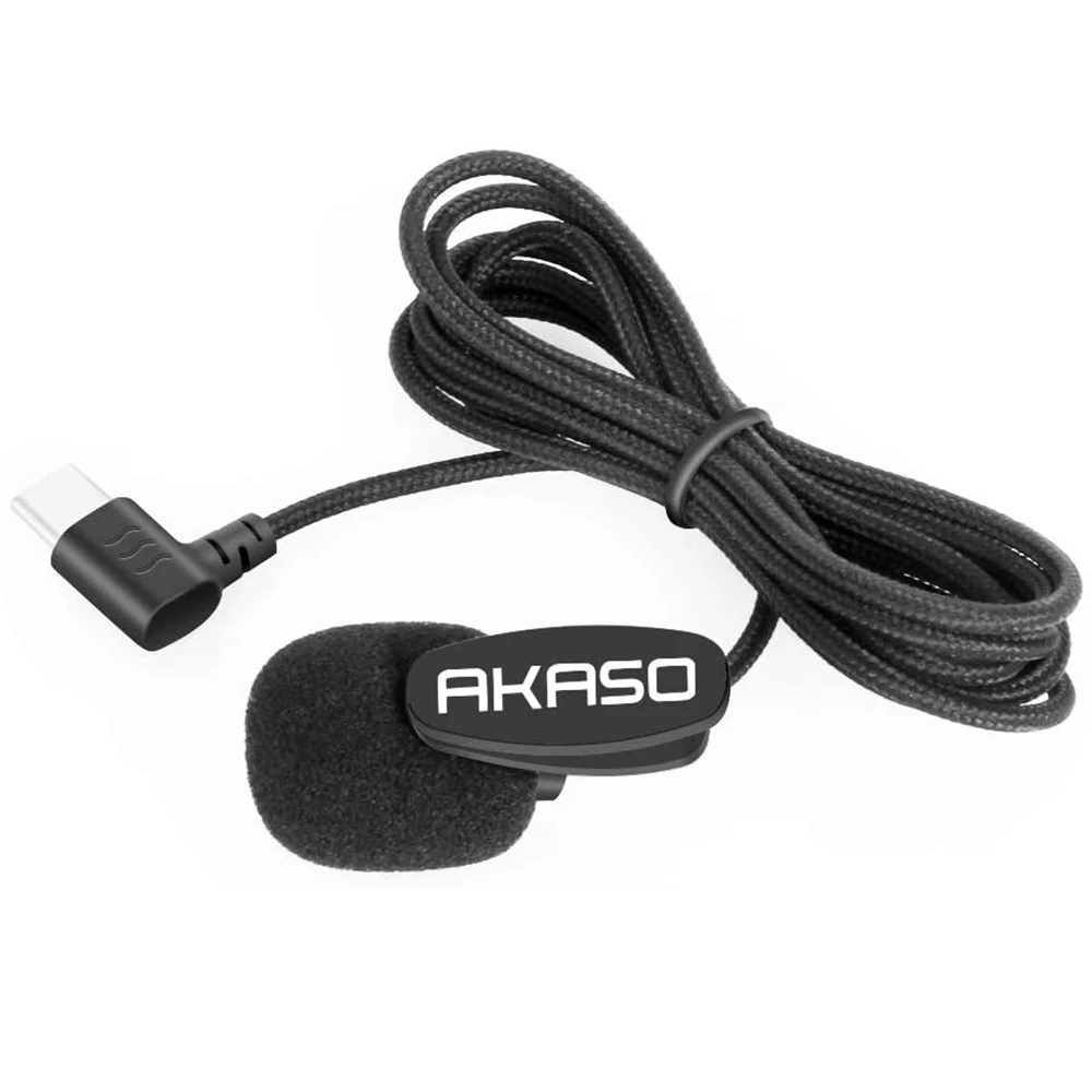 Microfono Esterno Akaso Brave 7/Brave 6 Plus Solo Per Action Camera Akaso Brave 7/Brave 6 Plus