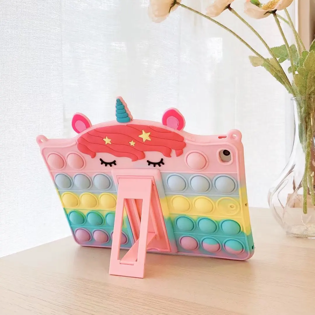 Kids Fidget Toys Silicone Tablet Case For Samsung Galaxy Tab A8 10.5 2021 X200 X205 Relive Stress Cover