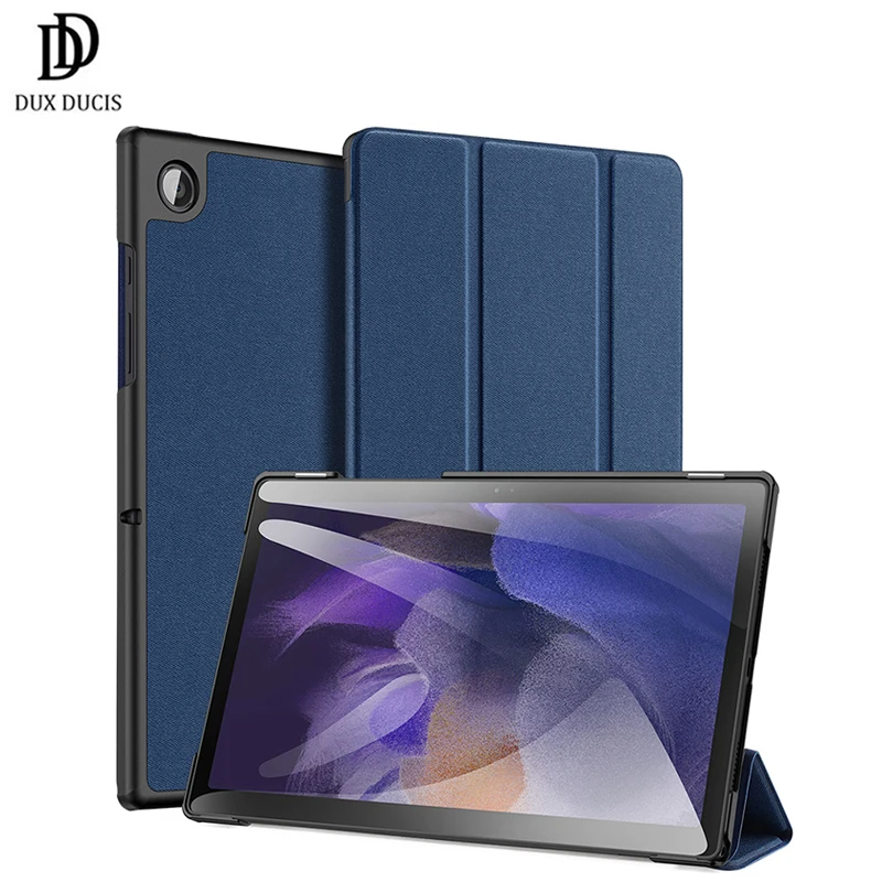 Per Samsung Tab A8 Custodia 2021 Funda Dux Ducis Trifold Smart Sleep Flip Custodia In Pelle Per Tablet Samsung Tab 10.5 Manica Dux Ducis