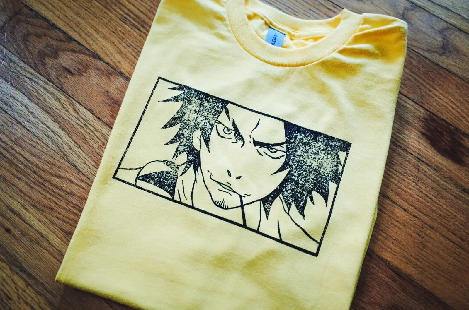 T-Shirt Vintage Samurai Champloo Mugen, Anime Manga, Akira, Trigun, Cowboy Bebop Maniche Lunghe O Corte