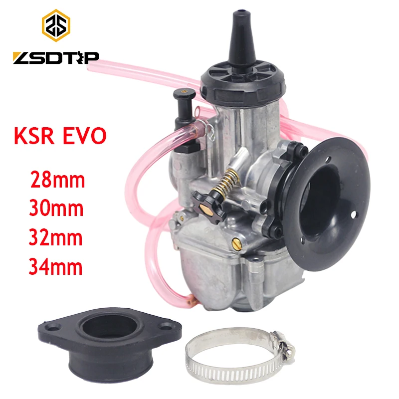 Zsdtrp Per Ksr28 30 32 34Mm Pwk Ksr Evo Carburatore Universale Shift Karts 4T Racing Moto Scooter Per Honda Per Yamaha Dt125