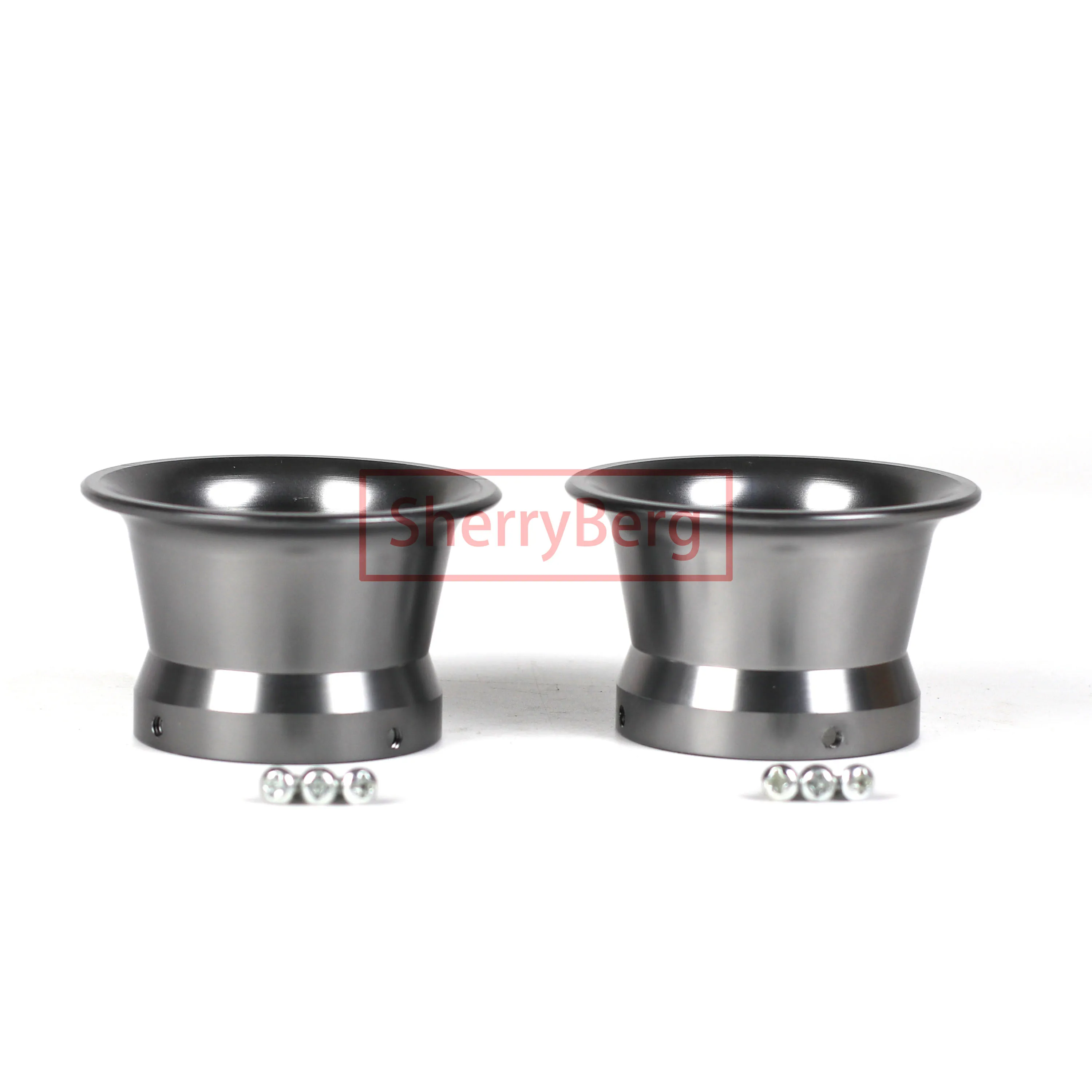 Sherryberg Billet 2 "Speed Stack Per Keihin Mikuni Tm Pe28 Pwk Oko 30 Carb Carburatore Carburatore Aspirazione 50Mm Coppia Titanio