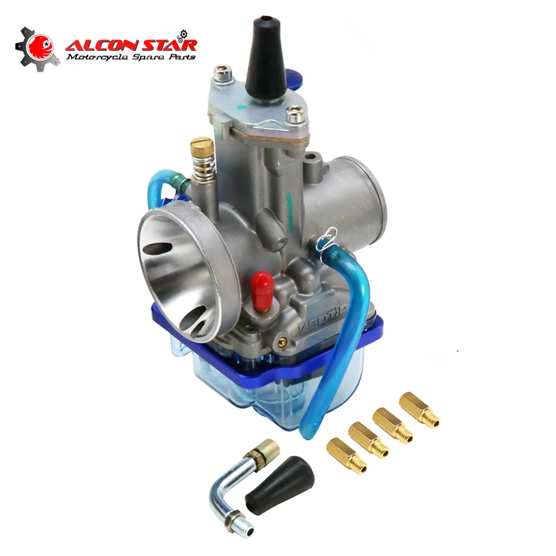 Alconstar-Motorcycle Carburetor Zsk  Carb 24 26 28 30 32 34Mm Carburador With Throttle Cable Adjusting Bolt Motocross Parts Carb