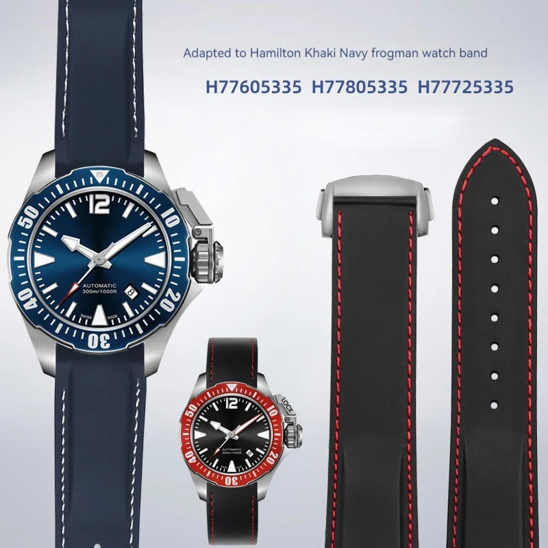 Cinturino In Silicone In Gomma Con Interfaccia Arc 20Mm 22Mm Adatto Per Omega Seamaster Gmt Diver 300 Speedmaster Cinturino Per Orologio Seiko Hamilto