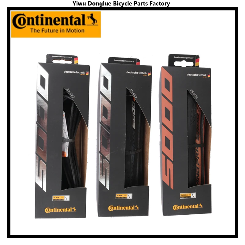 Continental Grand Prix Gp 5000 Gp5000 As Tr/Normal/Str 700 X25C Colore Nero/Giallo/Marrone Pneumatico Sottovuoto Ciclismo Strada Pieghevole
