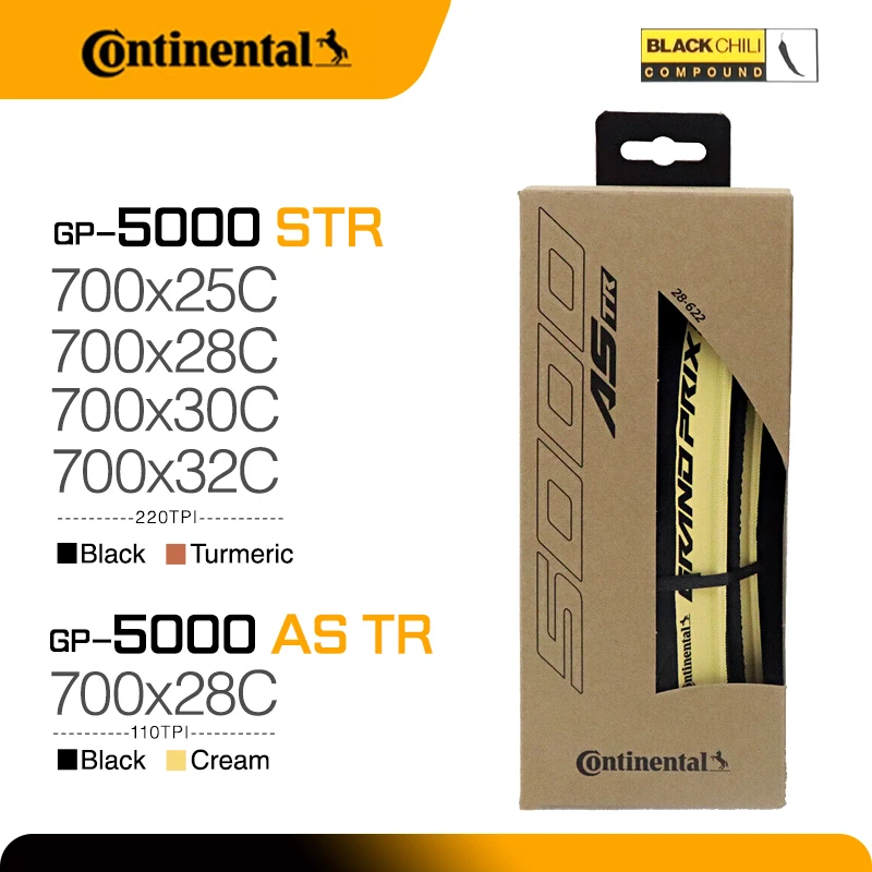 Continental Grand Prix 5000/Gp5000 As Tr 700 X2 8C/25/32C Bicicletta Pieghevole Da Strada Tubeless Pneumatici Da Strada Pneumatici Per Bici 700 Grand 