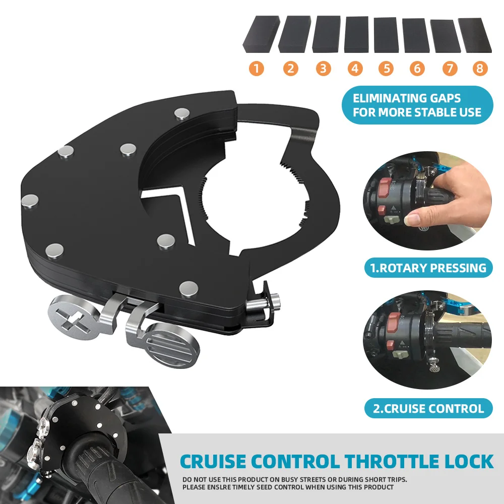 Moto Cruise Control Blocco Farfallato Assist Manubrio Kit Per Energica Fantic Caballero 125 250 500 Ego Eva Ribelle