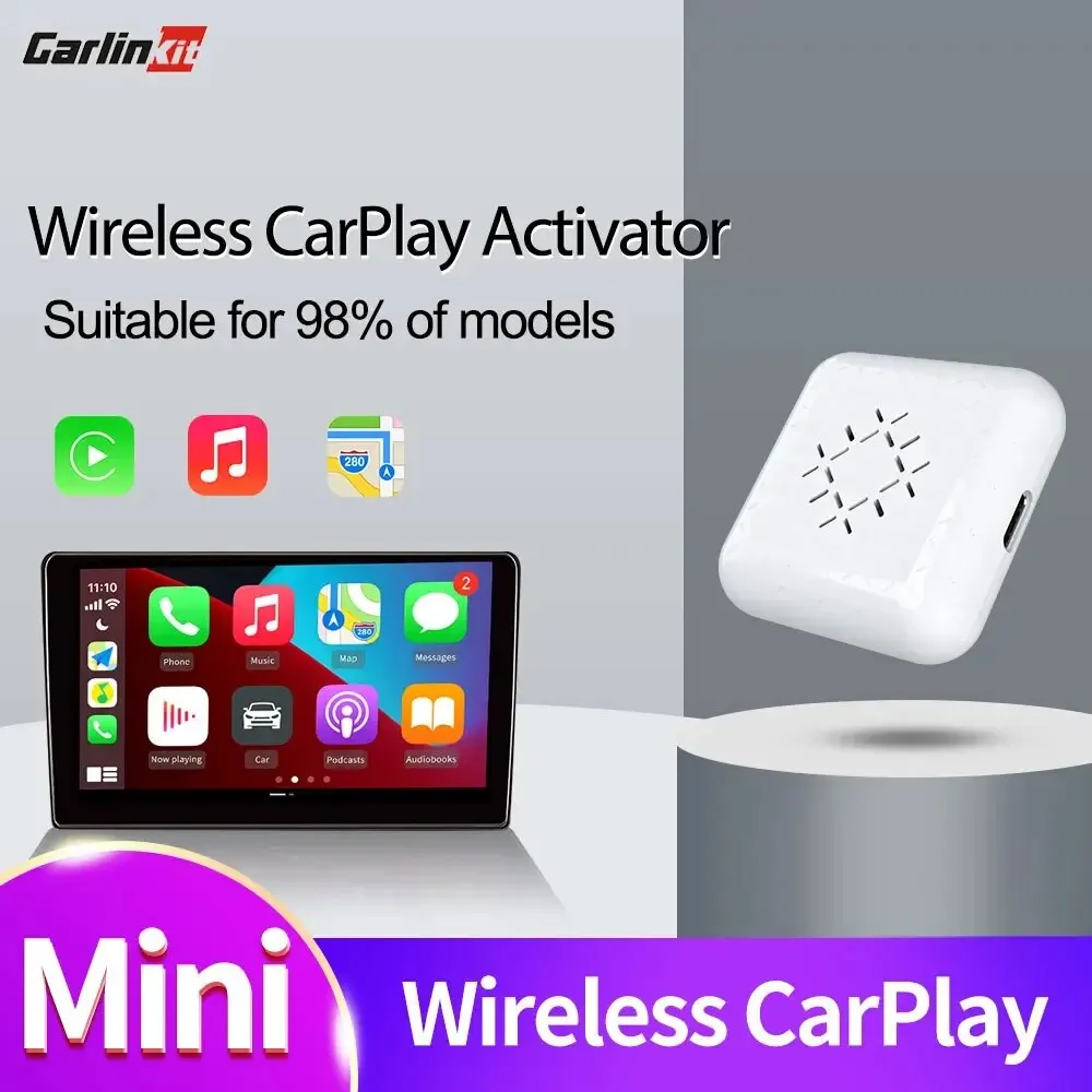 Carlinkit 3.0 Mini Carplay Wireless Per Toyota Mazda Nissan Camry Suzuki Subaru Tesla Citroen Audi Mercedes Kia Ios17 Spotify Bt