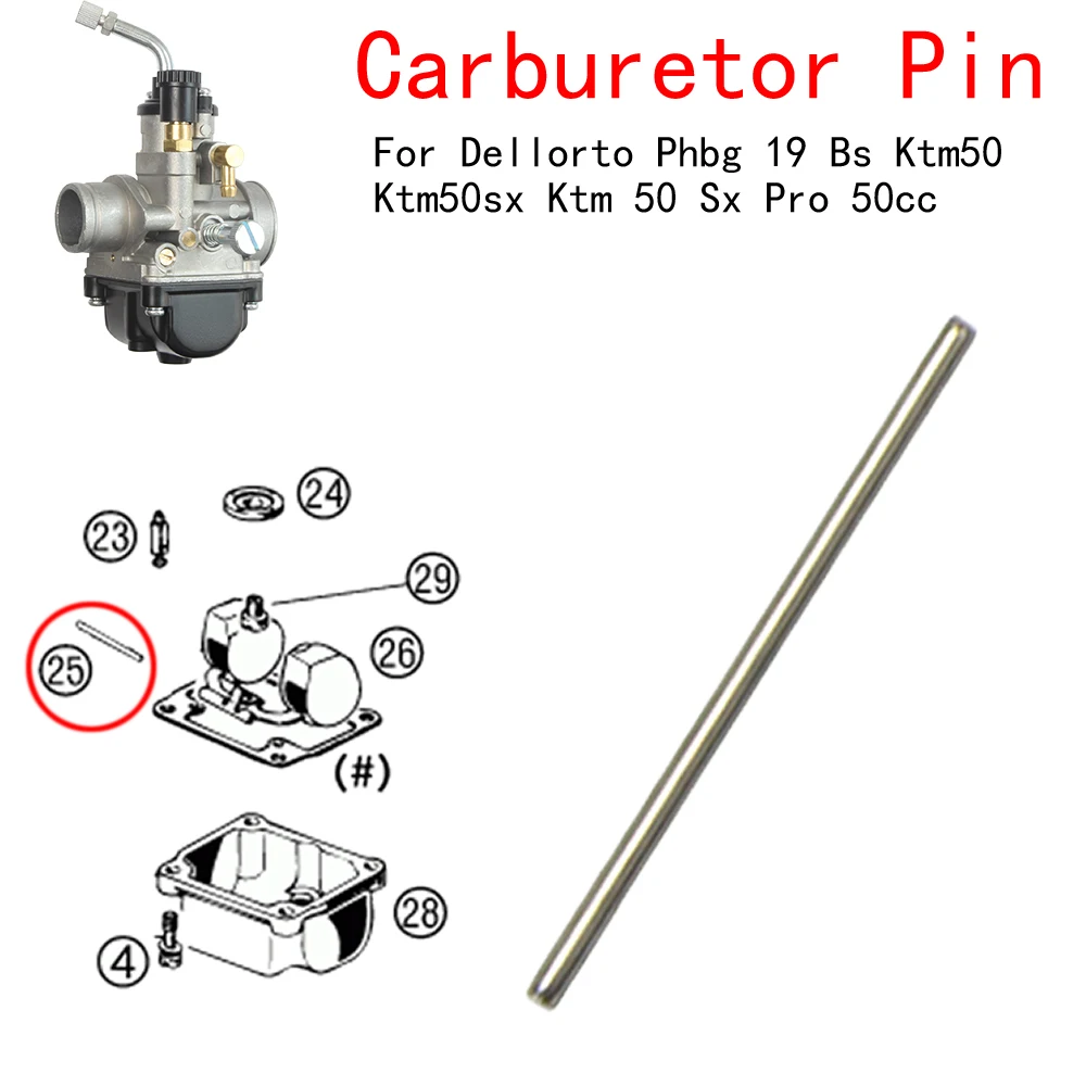 Per Dellorto Phbg 19 Bs Ktm50 Ktm50Sx Ktm 50 Gxr Sx Pro 50Cc Ago Perno Carburatore