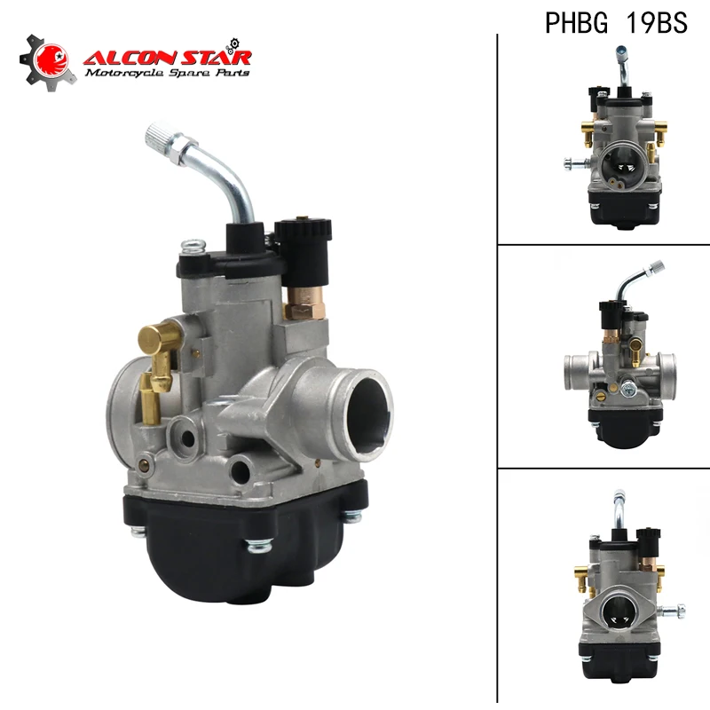 Alconstar Carburatore Moto Dellorto Carburatore Phbg 19 Bs Per 2 Tempi Dirt Pit Bike Yamaha Dt50E Dt50Lc Beeline Supercross