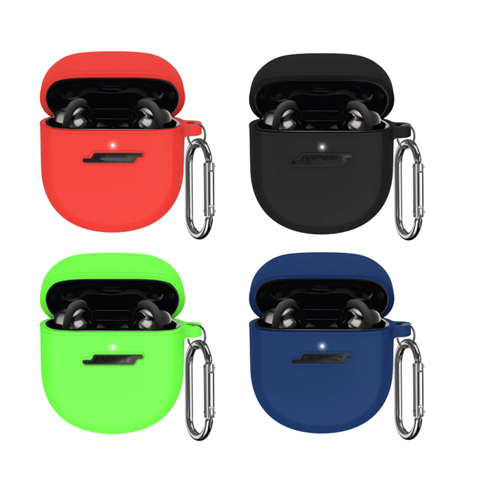 Custodia Protettiva Per Bose Quietcomfort Earbuds Ii Custodia Protettiva In Silicone Custodia Per Auricolari Per Auricolari Bose Qc 2 Cover Antipolver