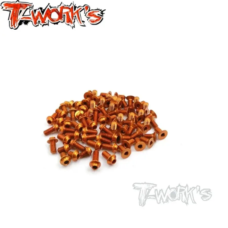 Originale T Works Assu-S411-O 7075-T6 Set (Testa Ufo) 98 Pezzi. (Serpente S411) Parte Rc