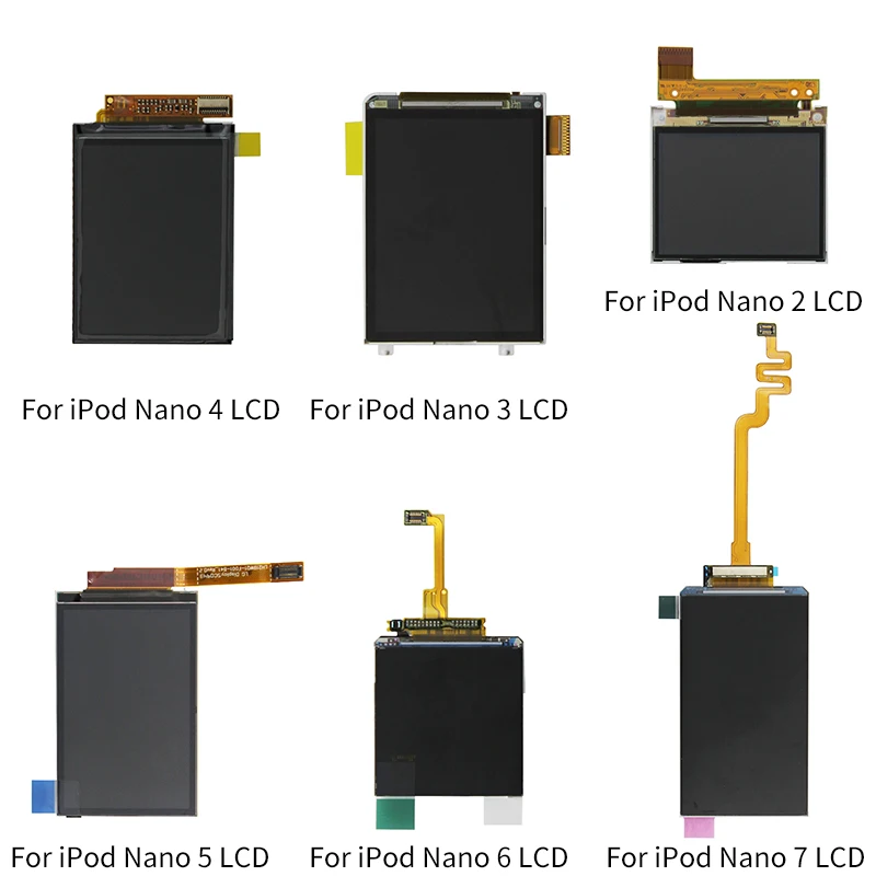 Per Ipod Nano 5 6 7 Generazione Display Lcd Sostituzione Dello Schermo Di Ricambio Per Ipod Nano 2 3 4 5 6 7 Schermo Lcd