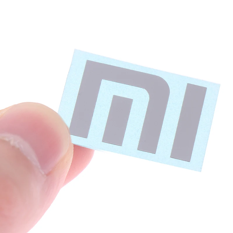 1 Pz Argento Logo Etichetta Laptop Logo In Metallo Adesivo Per Xiaomi-Mi Laptop Cellulare Tv Computer Notebook Etichetta Adesiva