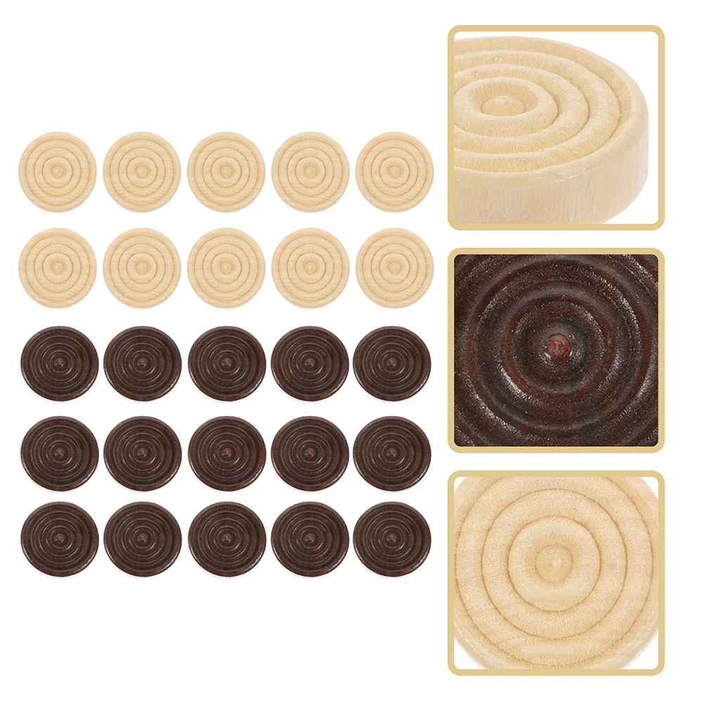 Accessori Per Scacchi Dama In Legno Sostituzione Backgammon Accessorio Per Giochi Desktop Carrom Board