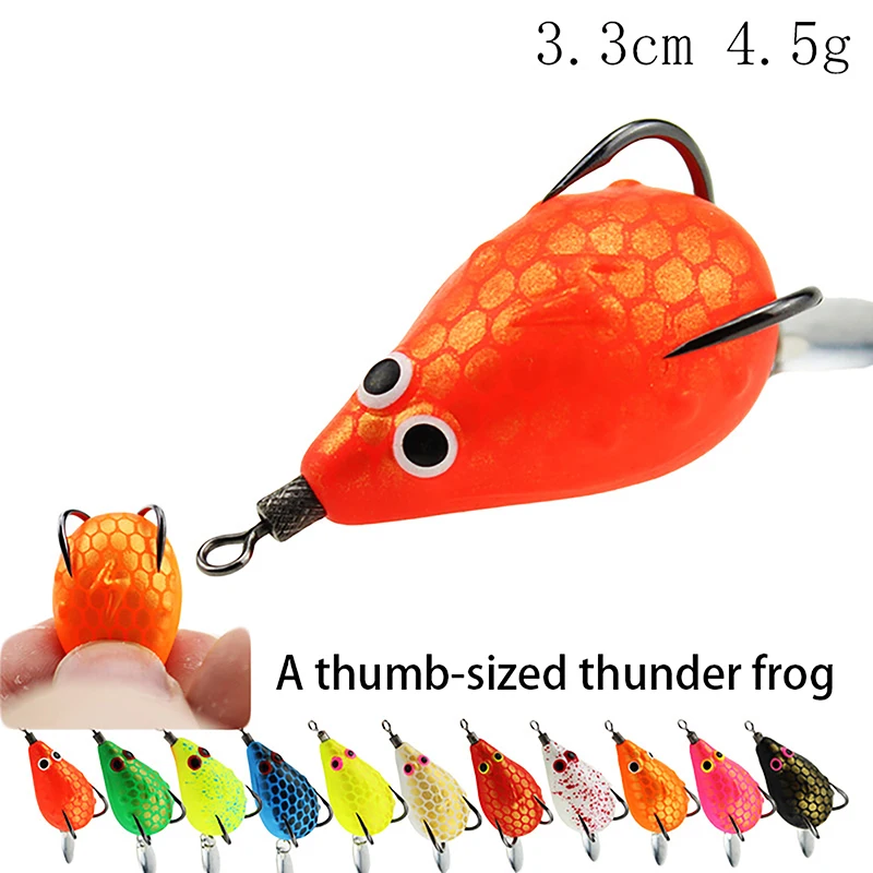 Mini Thunder Frog 3.3Cm 4.5G Luya Hollow Thunder Frog Sommergibile Thunder Frog Thailand Style