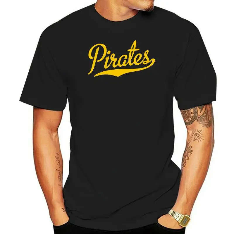 Camisa De Cola De Escritura De Piratas, Equipo De Beisbol Deportivo De Escuela Secundaria, Todos Los Tamainer, Colores