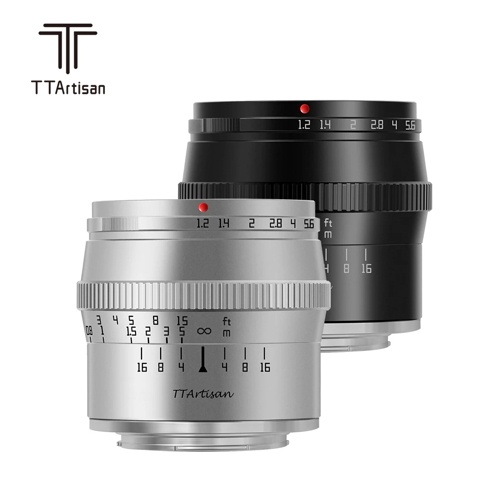 Ttartisan 50Mm F1.2 Obiettivo Per Fotocamera Verticale Ad Ampia Apertura Per Obiettivo Sony E Mount Fujifilm X Canon M Nikon Z Panasonic Olympus M43