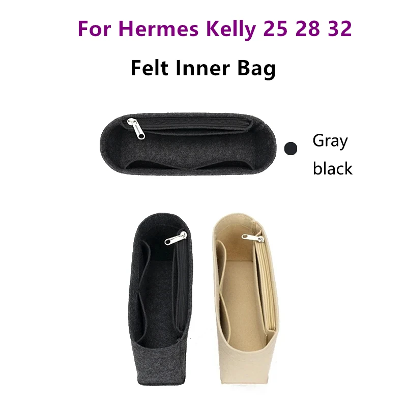 Fodera Interna In Feltro Di Stoccaggio Della Borsa Per Hermes Kelly 25 28 32 Forma Fissa Della Borsa Migliora Lo Spazio Fodera Accessorio Di Modifica 
