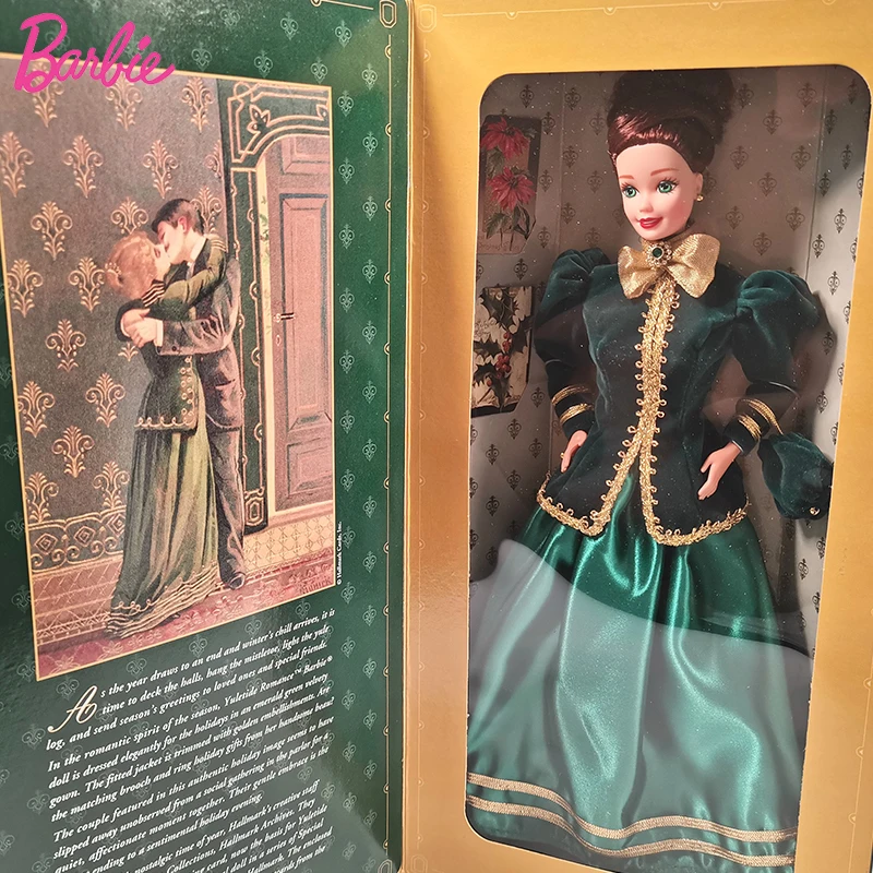 Originale 1996 Barbie Doll Edizione Speciale Abito Vittoriano Yuletide Romantico Bambola Vintage Per Ragazze Collezione Limitata Di Mezza Età