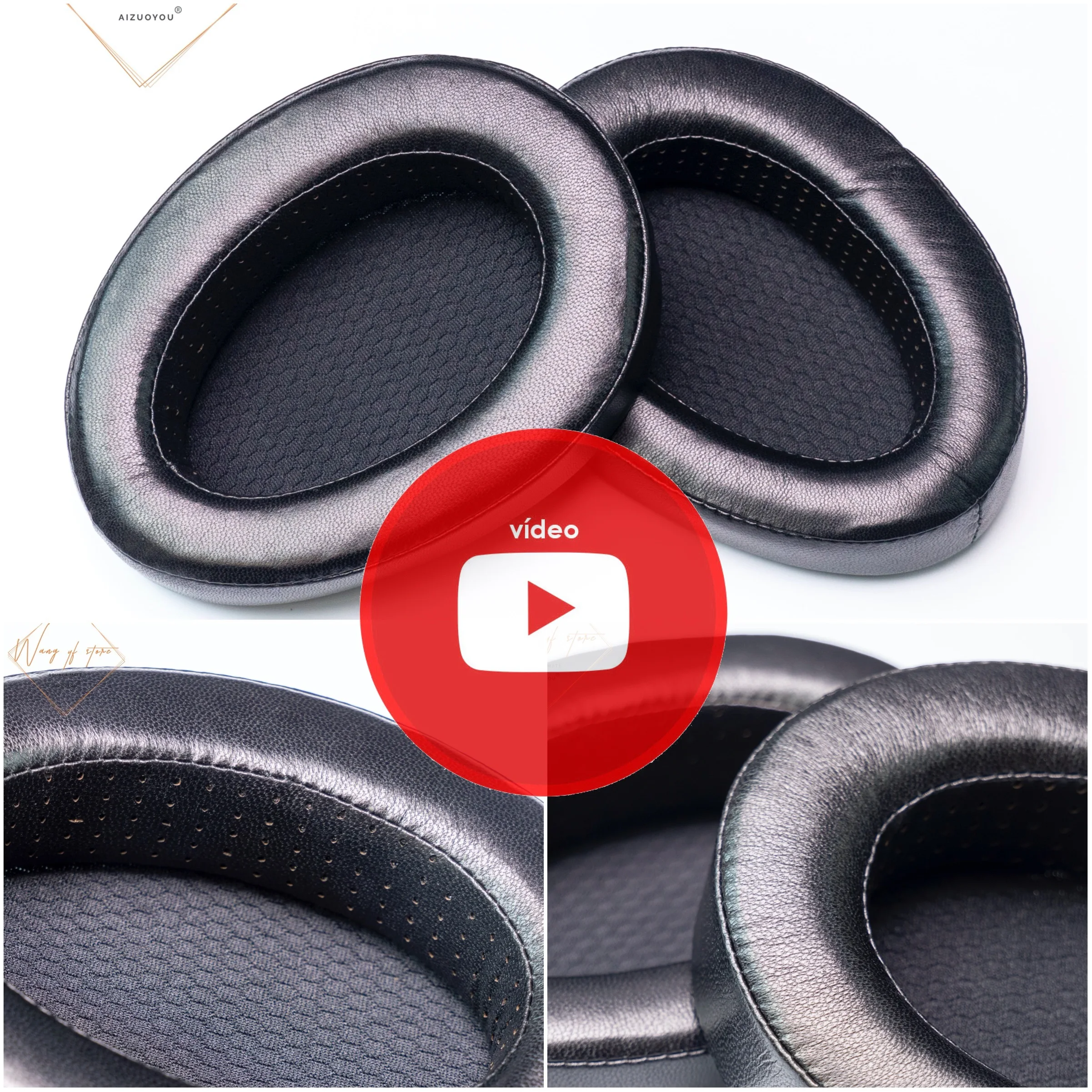 Cuscinetti Auricolari Con Cuscino In Memory Foam Per Hifiman He1000,He1000Se,Arya,Ananda,Ananda-Bt,Edition Xs, Editionx Edx-V2, Jade Ii Headphone