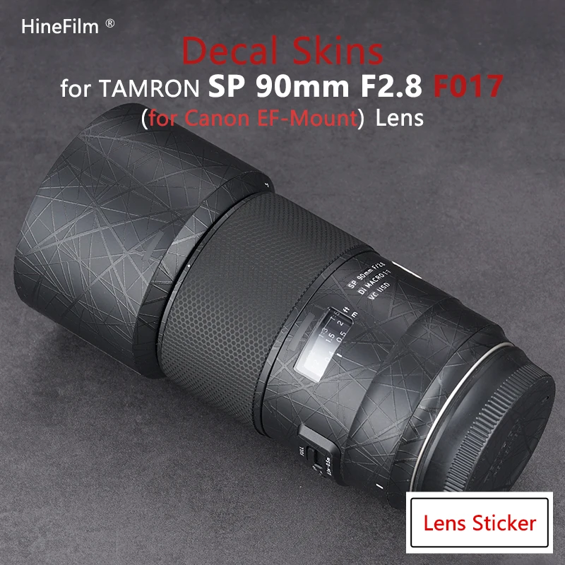 Tamron 90 F2.8 Ef Mount F017 Lens Premium Decal Skin Per Tamron 90Mm F2.8 Di Macro Vc Usd Gen3 Len Pellicola Protettiva Per Adesivi