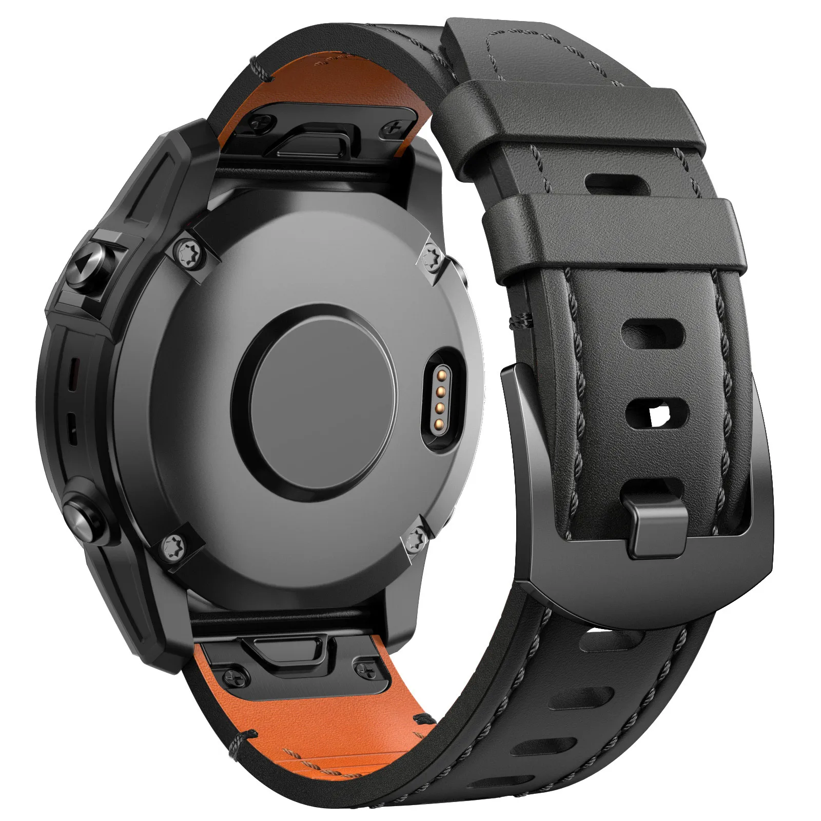 Cinturino In Vera Pelle Per Garmin Tactix 7 Pro/Fenix 6X Pro Cinturino Quick Fit Per Cinturino Fenix 5/6/7/Instinct