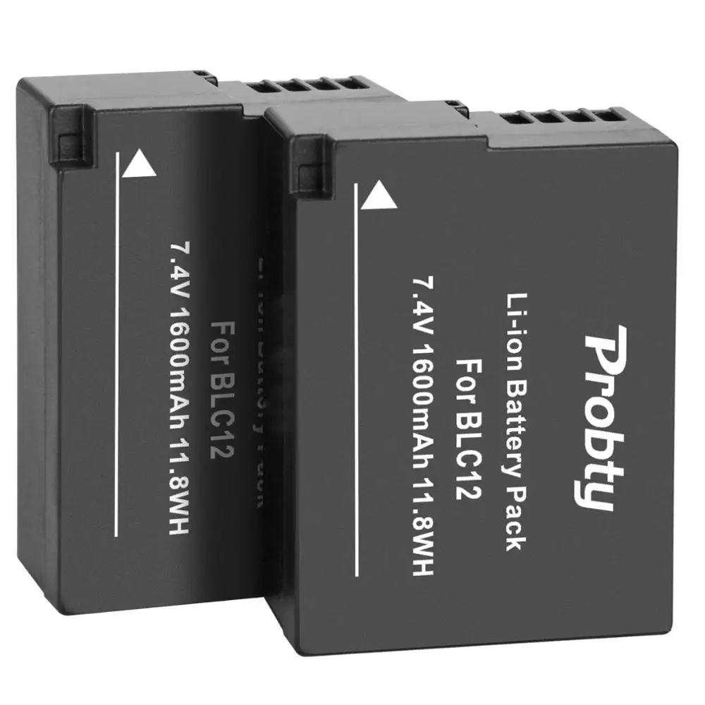 2 Pz Dmw-Blc12 Blc12 Batteria Ricaricabile Per Panasonic Lumix G6 G5 G7 G80 Fz1000 Sostituzione Fotocamera Bateria Batteria
